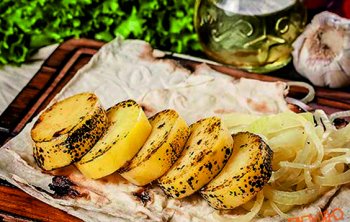 Шашлык из картофеля