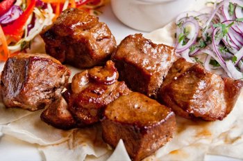 Шашлык из свиной шеи