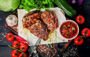 Шашлык из куриных бедер